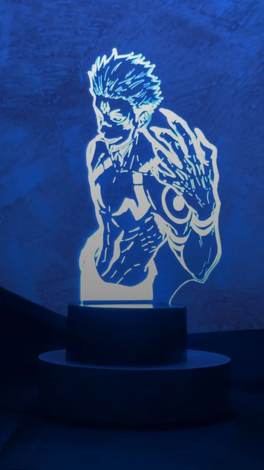 (Mirai Standard) Lampada 3D LED – Sukuna 2 | Jujutsu Kaisen