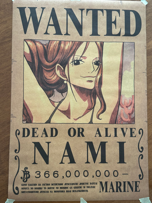 (Mirai Express) Poster One Piece - Nami (New) | Wanted