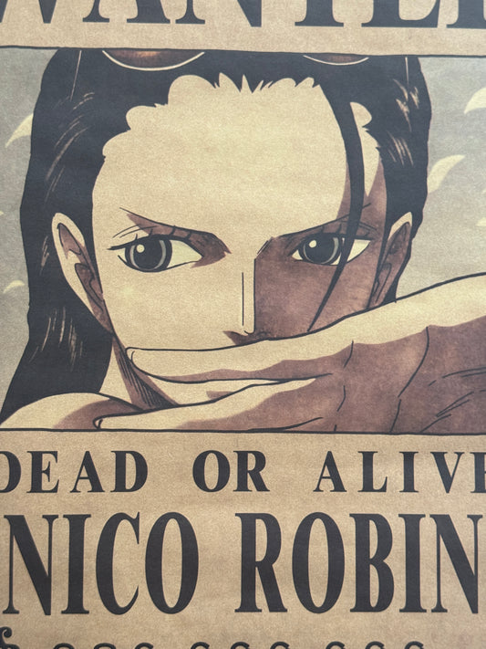 (Mirai Outlet) Poster One Piece - Nico Robin (New) Wanted
