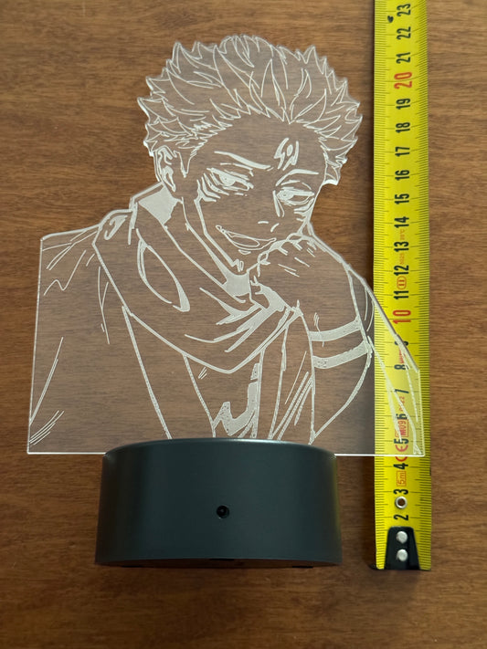 (Mirai Standard) Lampada 3D LED – Sukuna (Jujutsu Kaisen)