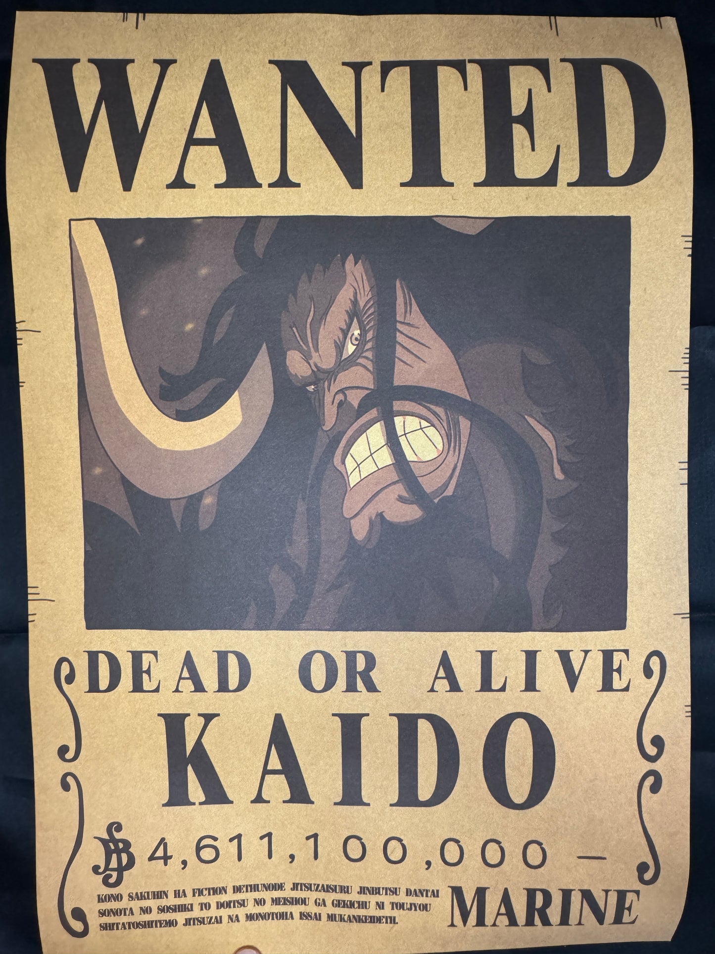 (Mirai Outlet) Poster One Piece - Kaido | Wanted