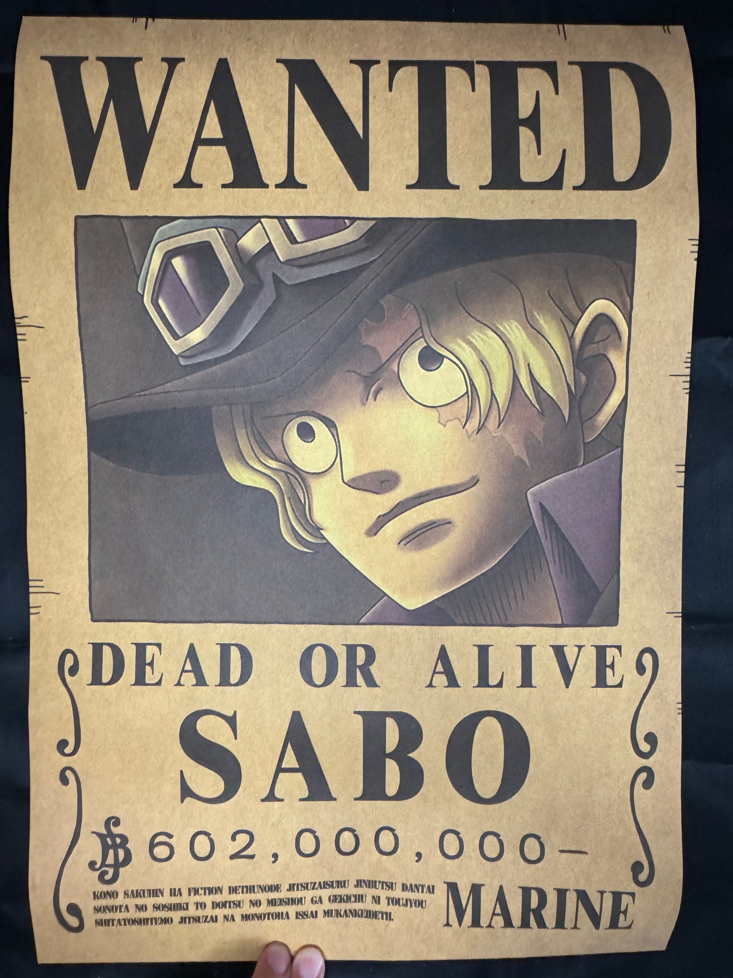 (Mirai Outlet) Poster One Piece - Sabo | Wanted