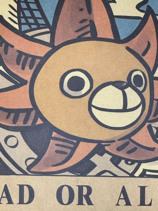 (Mirai Outlet) Poster One Piece - Franky (New) Wanted