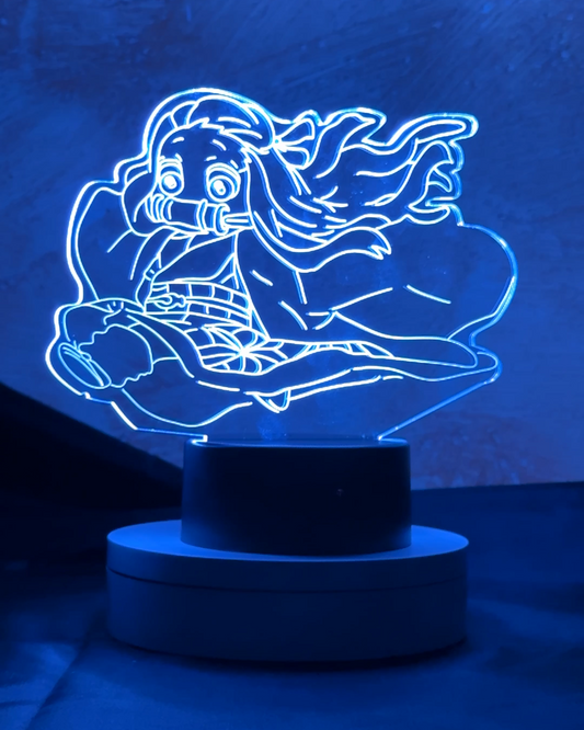 (Mirai Outlet) Lampada 3D LED Nezuko – Demon Slayer
