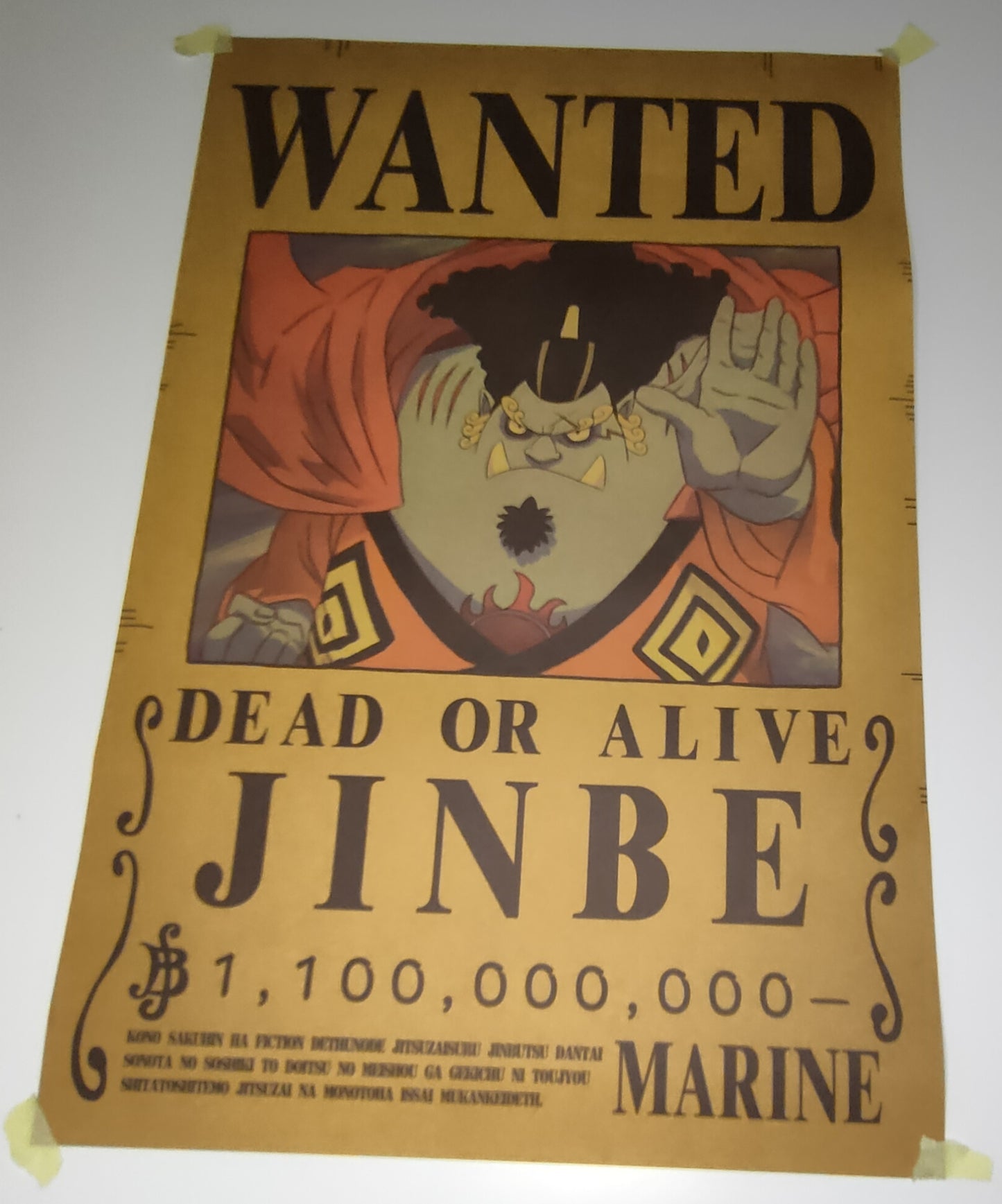 (Mirai Outlet) Poster One Piece - Jinbe (New) | Wanted