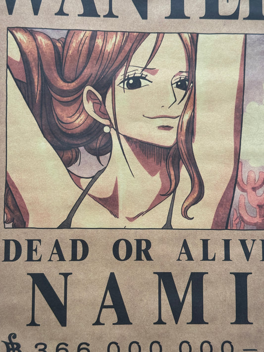 (Mirai Express) Poster One Piece - Nami (New) | Wanted