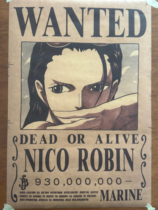 (Mirai Outlet) Poster One Piece - Nico Robin (New)  Wanted