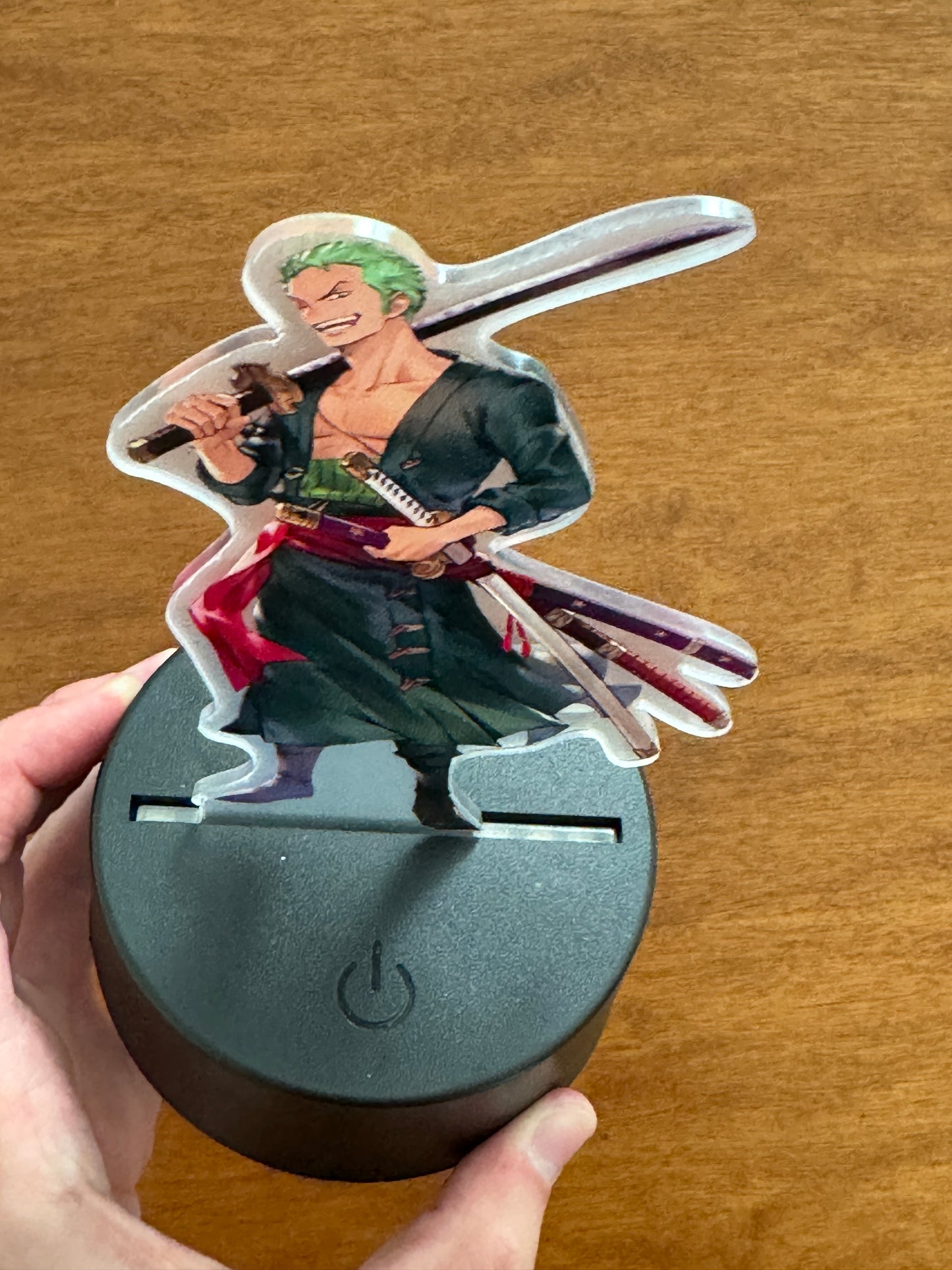 (Mirai Outlet) Lampada 3D a Figura – Zoro | Prezzo Ribassato