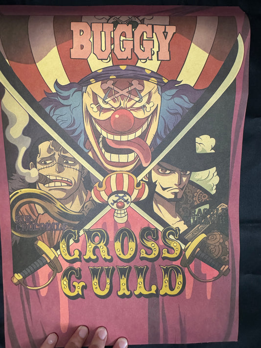 (Mirai Outlet) Poster One Piece - Crossy Guild