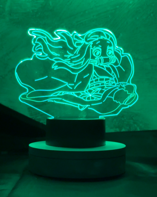 (Mirai Outlet) Lampada 3D LED Nezuko – Demon Slayer