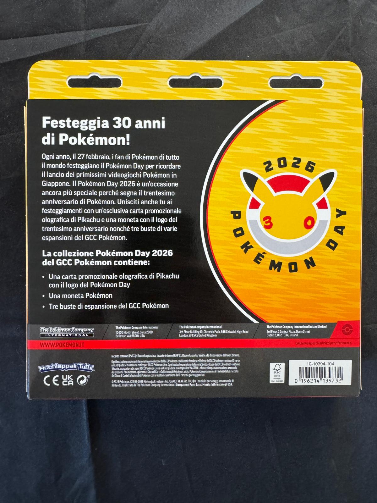 Pokémon – Collezione Pokémon Day 2026 (ITA) ⚡🎉