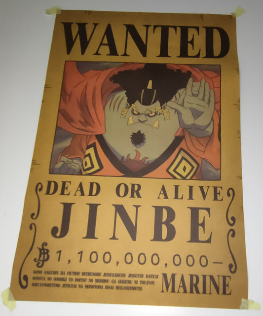 (Mirai Outlet) Poster One Piece - Jinbe (New) | Wanted